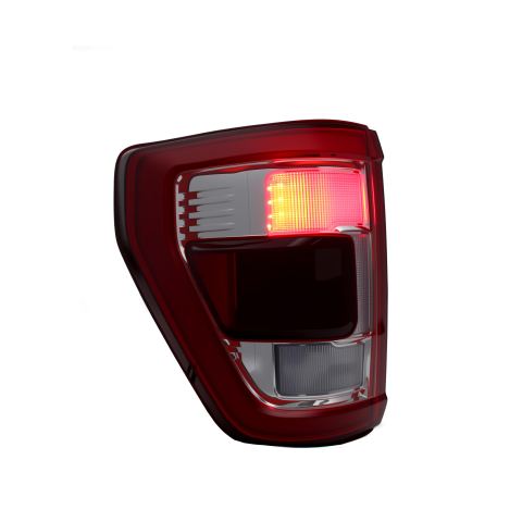 for 21-23 ford f150 led with blind spot tail light - 版本详情图